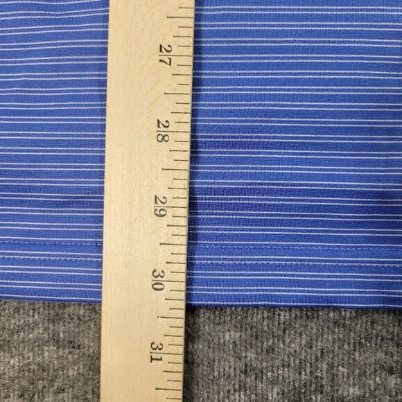 Peter Millar Mexican Desert Mens Golf Polo Shirt Sz M Blue Cactus LCCA Club Logo - Picture 10 of 10